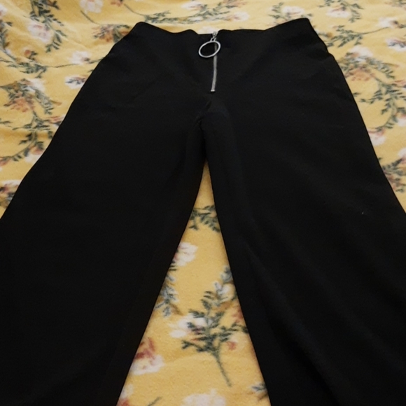 Black elegant pants wide leg - Picture 2 of 6